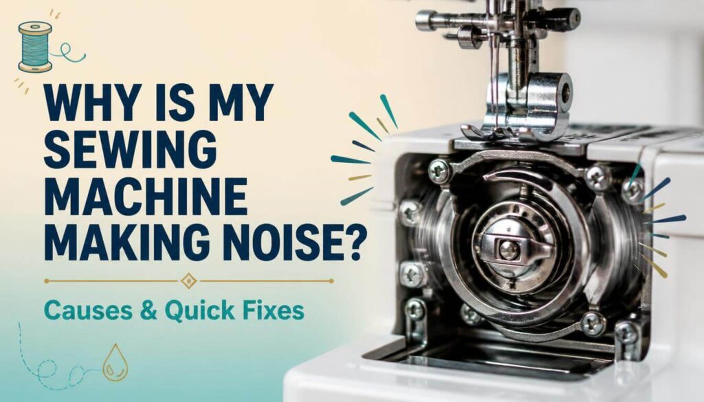 WHY IS MY SEWING MACHINE MAKING NOISE?