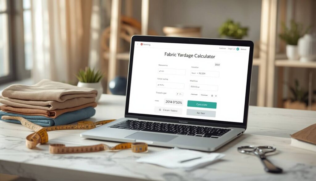 Fabric yardage calculator for calculating sewing fabric needs Fabric yardage calculator for calculating sewing fabric needs