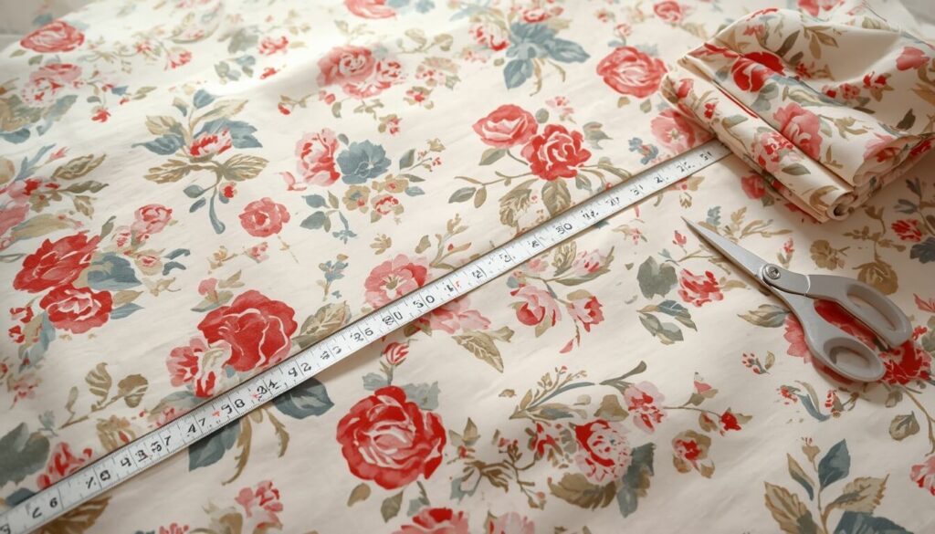 Pattern repeat on fabric requiring extra yardage Pattern repeat on fabric requiring extra yardage
