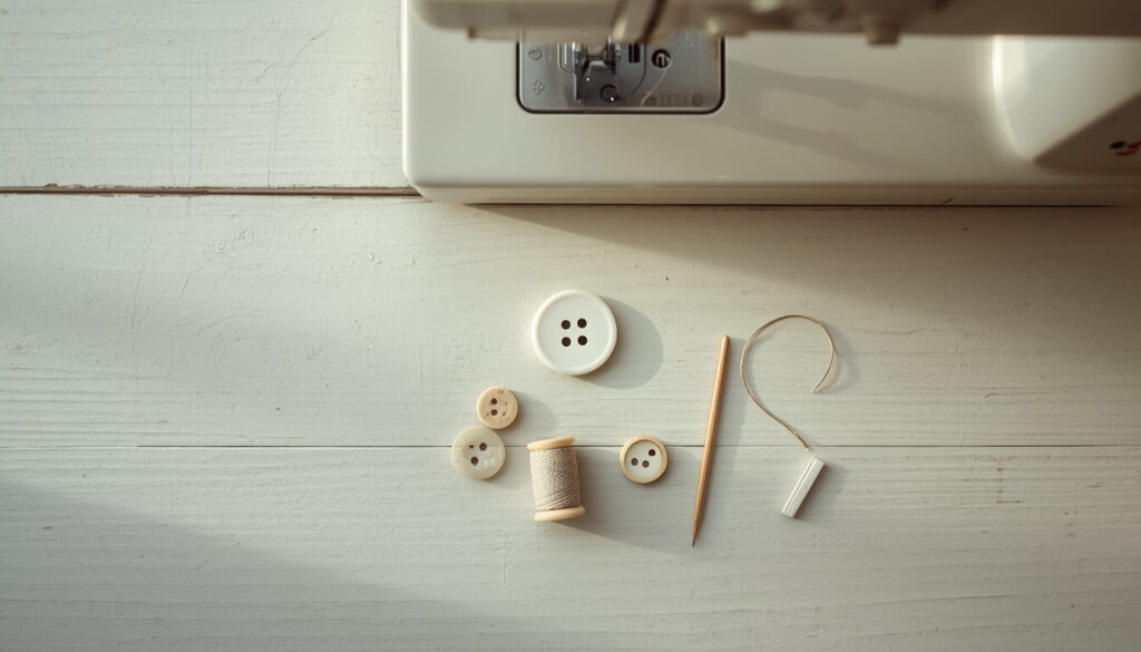 How to Sew a Button with a Sewing Machine