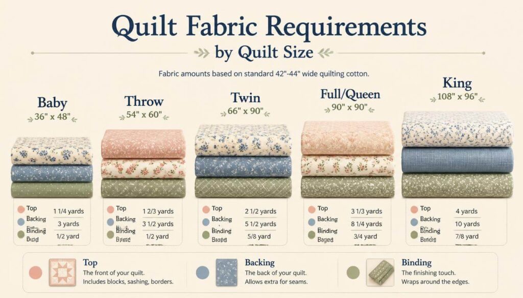 quilt-yardage-chart-by-size.webp Quilt yardage chart showing fabric requirements by quilt size