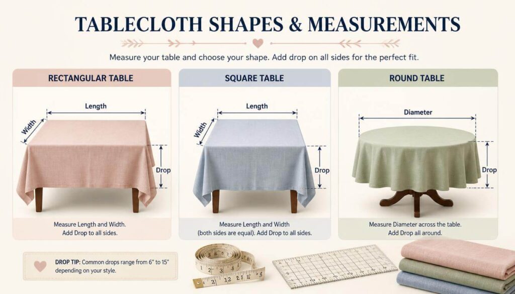 tablecloth-measurement-formula-rectangular-round.webp Tablecloth measurements for rectangular square and round tables